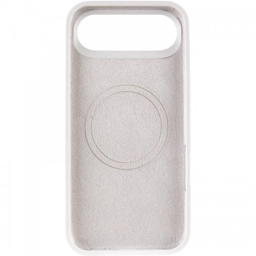 Чехол Silicone Case Full Protective (AA) V2 с MagSafe для Apple iPhone 17 Air (6.5") Белый / White