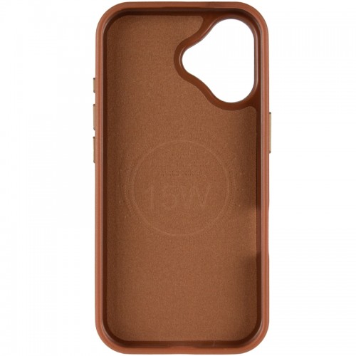 Шкіряний чохол Rally with MagSafe для Apple iPhone 17 (6.3") Brown / Black