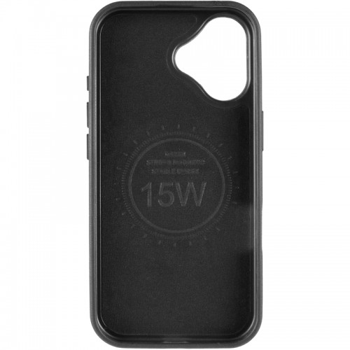 Шкіряний чохол Rally with MagSafe для Apple iPhone 17 (6.3") Black / White