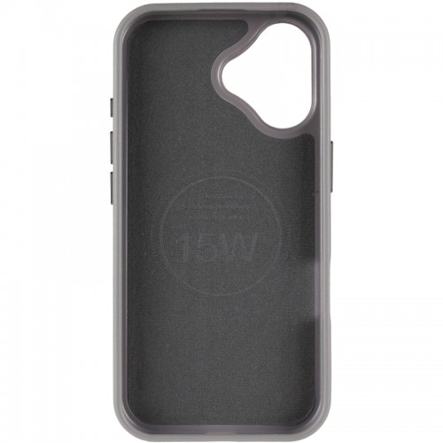 Шкіряний чохол Rally with MagSafe для Apple iPhone 17 (6.3") Grey / White