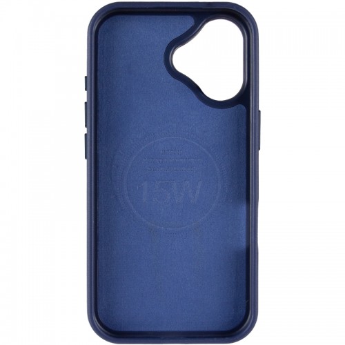 Шкіряний чохол Rally with MagSafe для Apple iPhone 17 (6.3") Blue / White