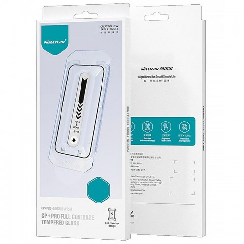 Защитное стекло Nillkin (CP+PRO) для Apple iPhone 16 Plus (6.7") (+ аппликатор) Черный