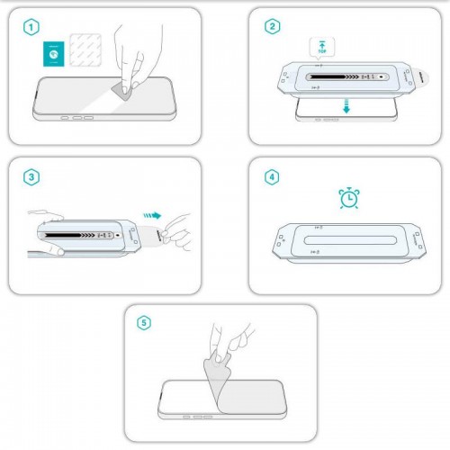 Защитное стекло Nillkin (CP+PRO) для Apple iPhone 17 Pro Max (6.9") (+ аппликатор) Черный