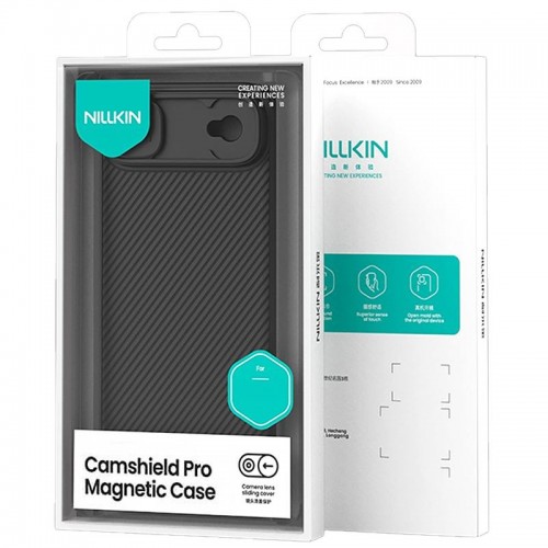 Карбонова накладка Nillkin CamShield Pro Magnetic для Apple iPhone 17 Air (6.5") Black