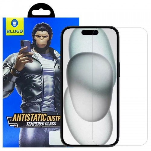 Защитное 2.5D стекло Blueo Full Cover HD Clear для Apple iPhone 17 Pro Max / 16 Pro Max (6.9") Прозрачное