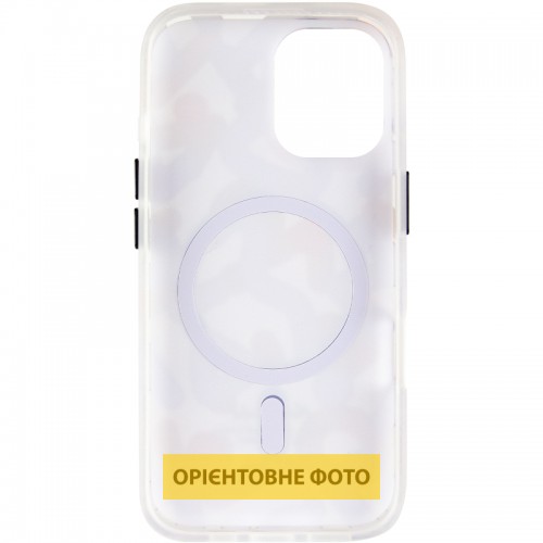 TPU чехол Pastel Chaos с MagSafe для Apple iPhone 16 (6.1") Белый