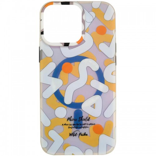 TPU чохол Pastel Chaos with MagSafe для Apple iPhone 16 Pro (6.3") White