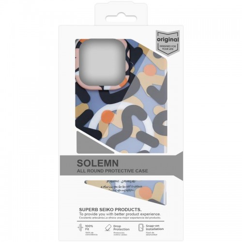 TPU чохол Pastel Chaos with MagSafe для Apple iPhone 16 Pro Max (6.9") Black