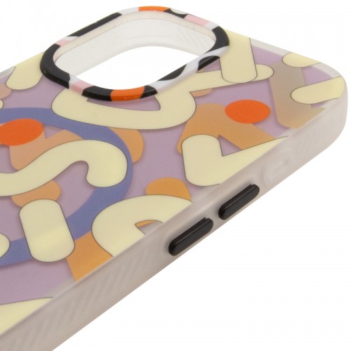 TPU чехол Pastel Chaos с MagSafe для Apple iPhone 17 (6.3") бежевый