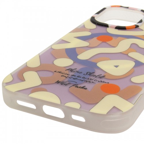 TPU чехол Pastel Chaos с MagSafe для Apple iPhone 17 (6.3") бежевый
