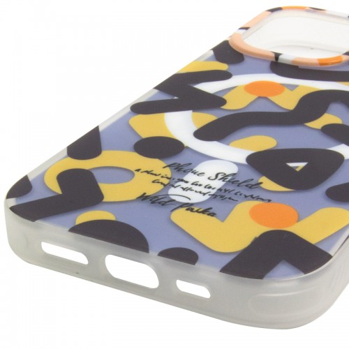TPU чохол Pastel Chaos with MagSafe для Apple iPhone 17 (6.3") Black