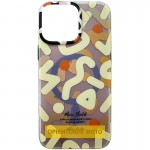 TPU чехол Pastel Chaos с MagSafe для Apple iPhone 17 Air (6.5") Бежевый