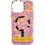 TPU чехол Pastel Chaos с MagSafe для Apple iPhone 17 Air (6.5") Розовый