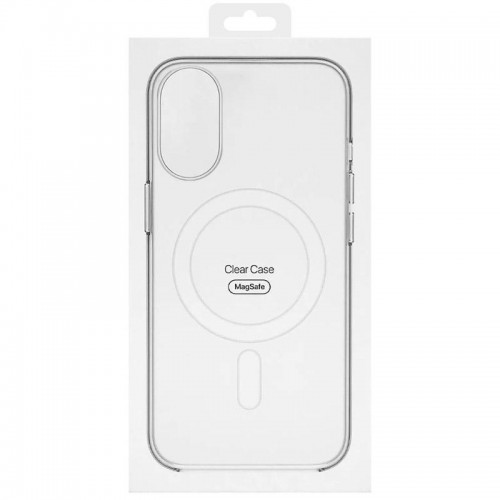 Чехол Clear Case (AAA) с MagSafe и анимацией для Apple iPhone 17 (6,3") Clear