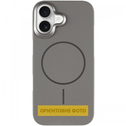 Чехол PC Dream с MagSafe для Apple iPhone 17 (6,3") серый