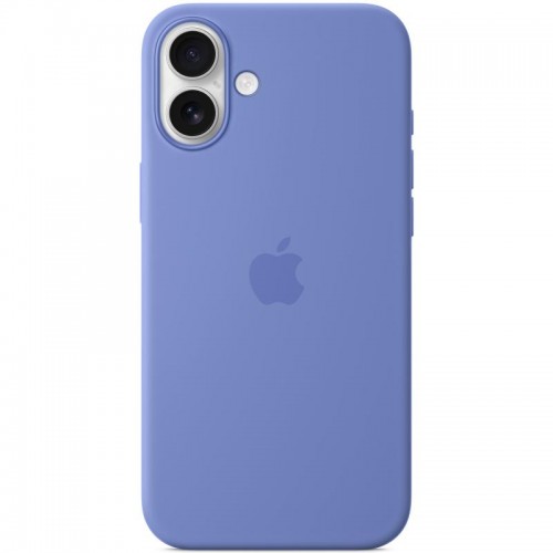 Чохол Silicone case (AAA) with Magsafe and Animation (button) для Apple iPhone 16 Plus (6.7") Periwinkle