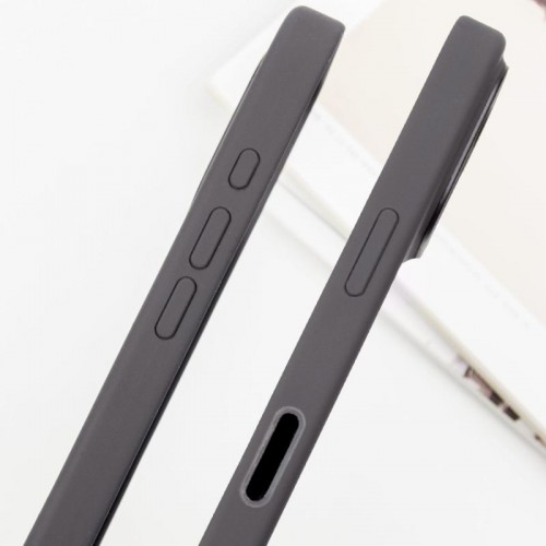 Чохол Silicone case (AAA) with Magsafe and Animation (button) для Apple iPhone 16 Plus (6.7") Stone Grey