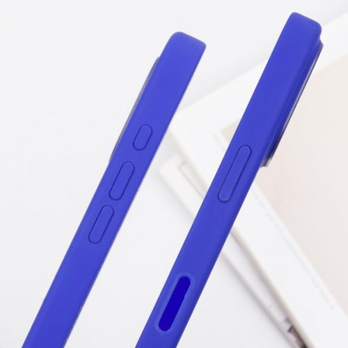 Чехол Silicone case (AAA) with Magsafe and Animation (button) для Apple iPhone 16 Plus (6.7") ультрамариновый