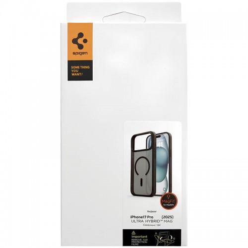 Чохол SGP Ultra Hybrid Mag для Apple iPhone 17 Pro (6.3") Чорний