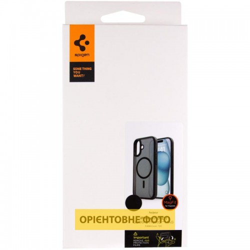 Чохол SGP Black Matte (MagFit) для Apple iPhone 17 (6.3") Black