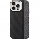 TPU чохол Pixel Craft with MagSafe для Apple iPhone 16 Pro (6.3") Carbon Line