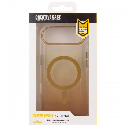 Чехол TPU+PC Phantom с MagSafe для Apple iPhone 17 Air (6.5") Золотой