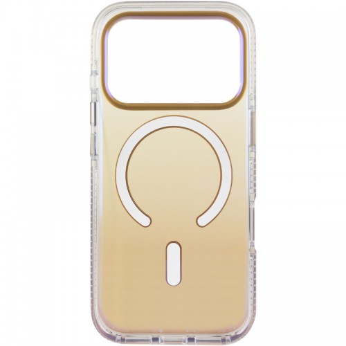 Чехол TPU+PC Phantom с MagSafe для Apple iPhone 17 Pro (6.3") Золотой