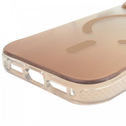 Чехол TPU+PC Phantom с MagSafe для Apple iPhone 17 Pro (6.3") Золотой