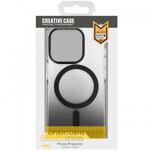 Чехол TPU+PC Phantom с MagSafe для Apple iPhone 17 Pro (6,3") Черный