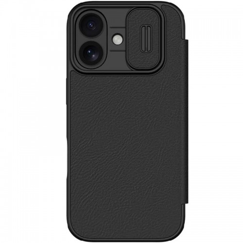 Шкіряний чохол-книжка Nillkin Qin Pro Camshield для Apple iPhone 17 (6.3") Black