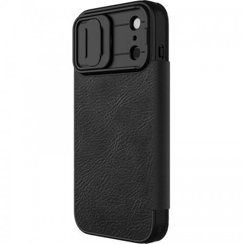 Шкіряний чохол-книжка Nillkin Qin Pro Camshield для Apple iPhone 17 Pro (6.3") Black