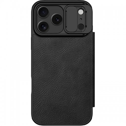 Шкіряний чохол-книжка Nillkin Qin Pro Camshield для Apple iPhone 17 Pro Max (6.9") Black