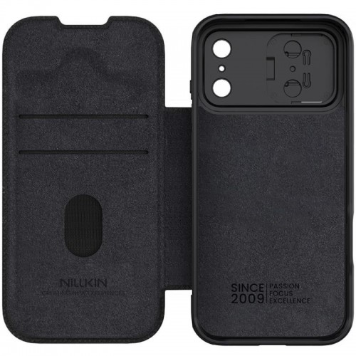 Шкіряний чохол-книжка Nillkin Qin Pro Camshield для Apple iPhone 17 Pro Max (6.9") Black