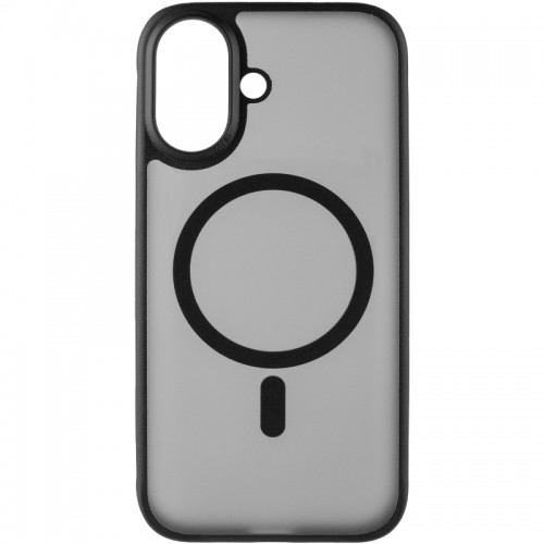 TPU+PC чохол Blueo Skin Friendly Frosted with MagSafe для Apple iPhone 17 (6.3") Чорний