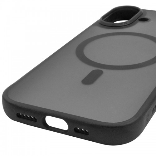 TPU+PC чохол Blueo Skin Friendly Frosted with MagSafe для Apple iPhone 17 (6.3") Чорний