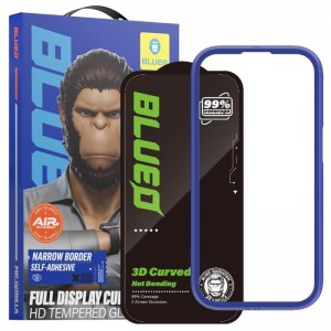 Захисне 3D скло Blueo Hot Bending New для Apple iPhone 15 Pro (6.1") Чорний