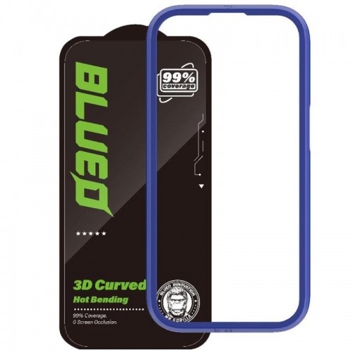 Захисне 3D скло Blueo Hot Bending New для Apple iPhone 15 Pro (6.1") Чорний