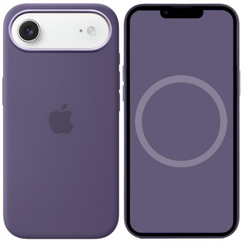Чохол Silicone case (AAA) with Magsafe and Animation для Apple iPhone 17 Air (6.5") Purple Fog