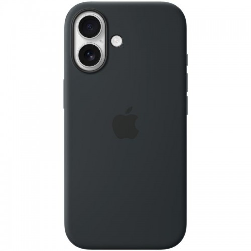 Чохол Silicone case (AAA) with Magsafe and Animation для Apple iPhone 17 (6.3") Black