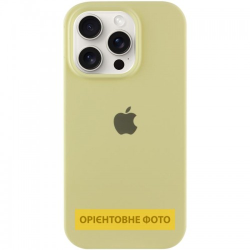Чехол Silicone Case Full Protective (AA) для Apple iPhone 17 (6.3") Жёлтый / Mellow Yellow