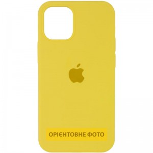 Чехол Silicone Case Full Protective (AA) для Apple iPhone 17 (6.3") Жёлтый / Yellow