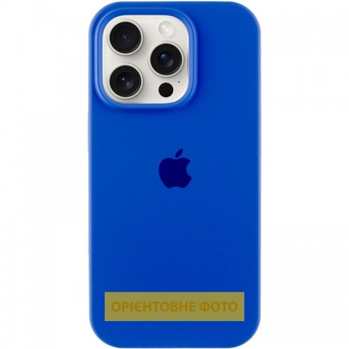 Чехол Silicone Case Full Protective (AA) для Apple iPhone 17 (6.3") Синий / Capri Blue