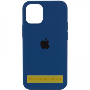 Чехол Silicone Case Full Protective (AA) для Apple iPhone 17 Air (6.5") Синий / Deep navy