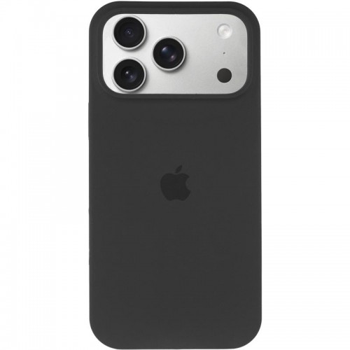Чехол Silicone Case Full Protective (AA) для Apple iPhone 17 Pro (6.3") Чёрный / Black