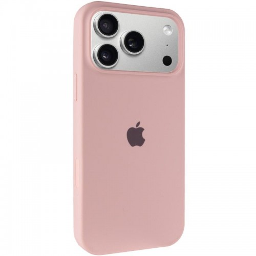 Чохол Silicone Case Full Protective (AA) для Apple iPhone 17 Pro (6.3") Рожевий / Pink Sand