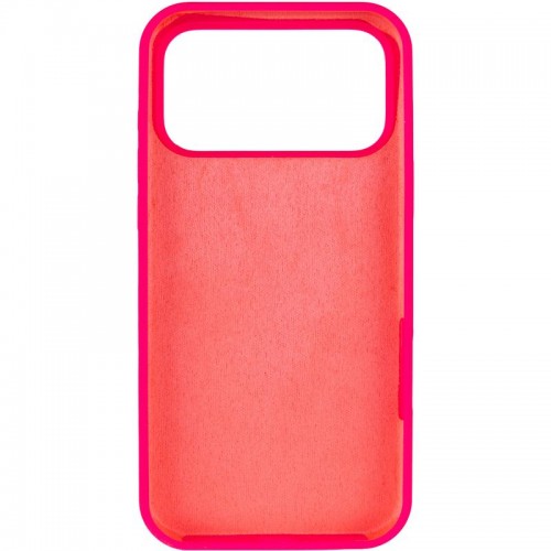 Чохол Silicone Case Full Protective (AA) для Apple iPhone 17 Pro (6.3") Рожевий / Barbie pink