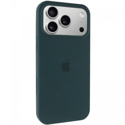 Чехол Silicone Case Full Protective (AA) для Apple iPhone 17 Pro (6.3") Зелёный / Forest green
