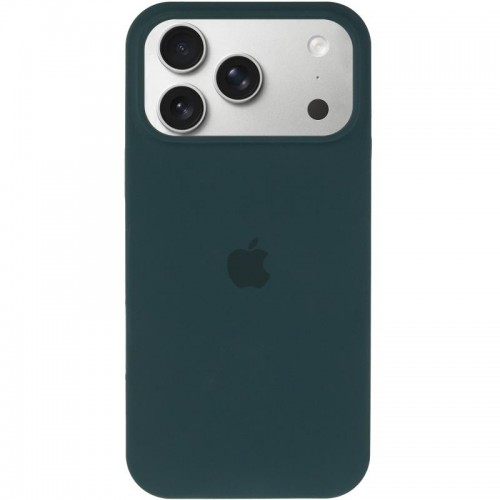 Чехол Silicone Case Full Protective (AA) для Apple iPhone 17 Pro (6.3") Зелёный / Forest green
