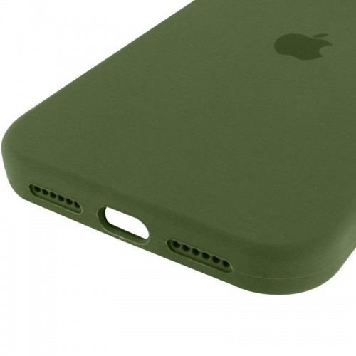 Чехол Silicone Case Full Protective (AA) для Apple iPhone 17 Pro (6.3") Зелёный / Dark Olive