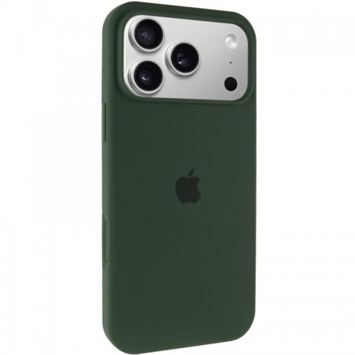 Чехол Silicone Case Full Protective (AA) для Apple iPhone 17 Pro (6.3") Зелёный / Cyprus Green